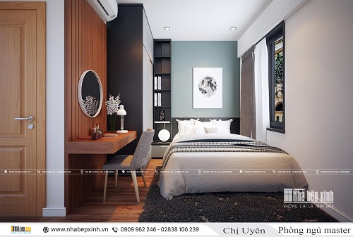Thiết kế nội thất phòng ngủ đẹp tại chung cư Citi Soho